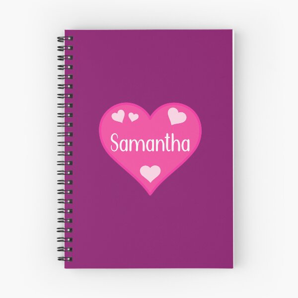 Item preview, Samantha Name Pink Heart  designed and sold by Jeallan Designs.