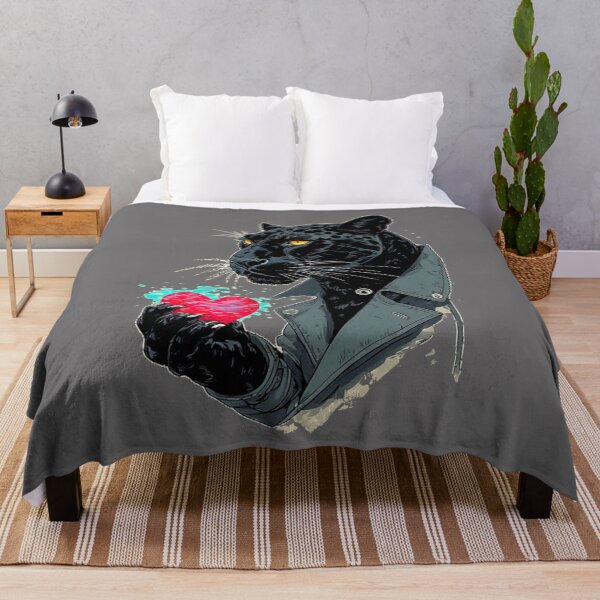 Item preview, Glitch Heart Protocol – Lunar Eclipse Panther with Heart designed and sold by Shift-Bloom.