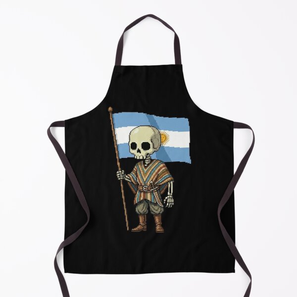 Item preview, Argentinian Pixel Skeleton Shirt | Mr. SKVLL | Argentina Flag Skeleton Gift designed and sold by MR.SKVLL.