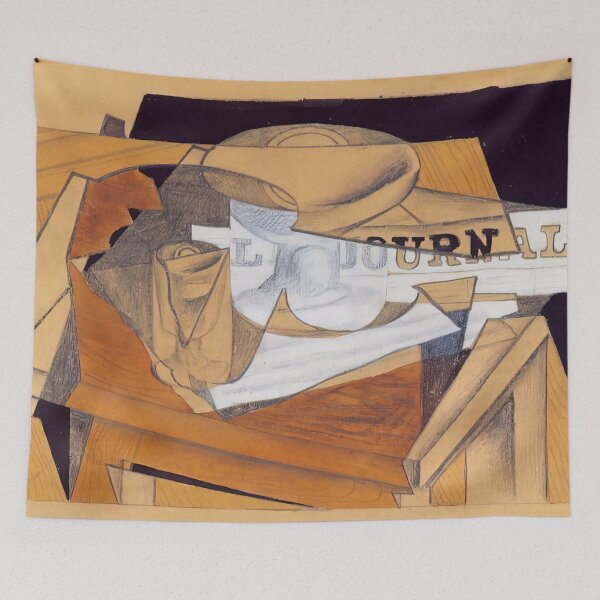 Item preview, Juan Gris Bowl Glass and Newspaper designed and sold by melaartni.