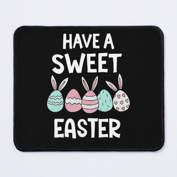Item preview, Sweet Easter Quote with Bunny Ears and Eggs designed and sold by SimoesArtistry.