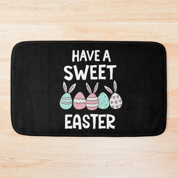 Item preview, Sweet Easter Quote with Bunny Ears and Eggs designed and sold by SimoesArtistry.