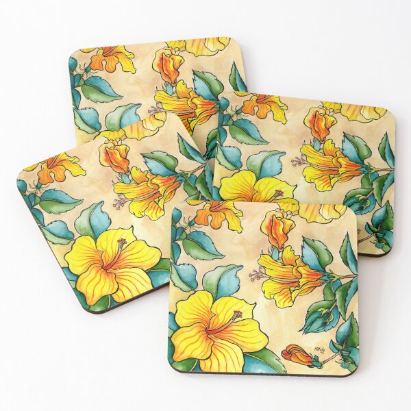 Item preview, Yellow warm from flowers designed and sold by MartaHorodniczy.