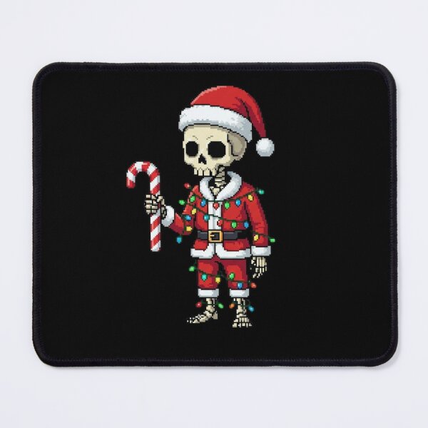Item preview, Santa Pixel Skeleton Shirt | Mr. SKVLL | Funny Christmas Skeleton Gift designed and sold by MR.SKVLL.