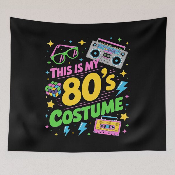 Item preview, This Is My 80s Costume 80's 90's Party designed and sold by angolinnArt.