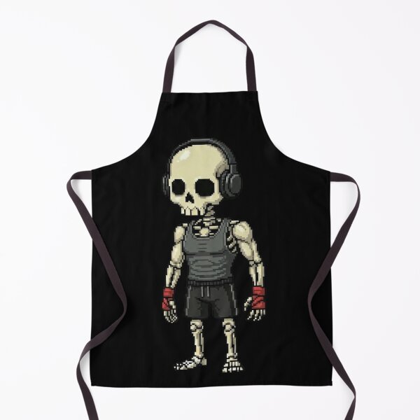 Item preview, Gym Pixel Skeleton Shirt | Mr. SKVLL | Funny Workout Skeleton Gift for Gym Lovers designed and sold by MR.SKVLL.