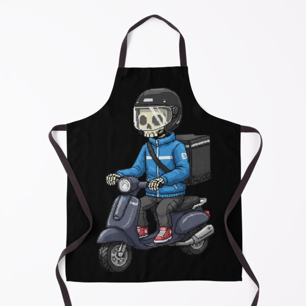 Item preview, Delivery Rider Pixel Skeleton Shirt | Mr. SKVLL | Funny Courier Skeleton Gift designed and sold by MR.SKVLL.