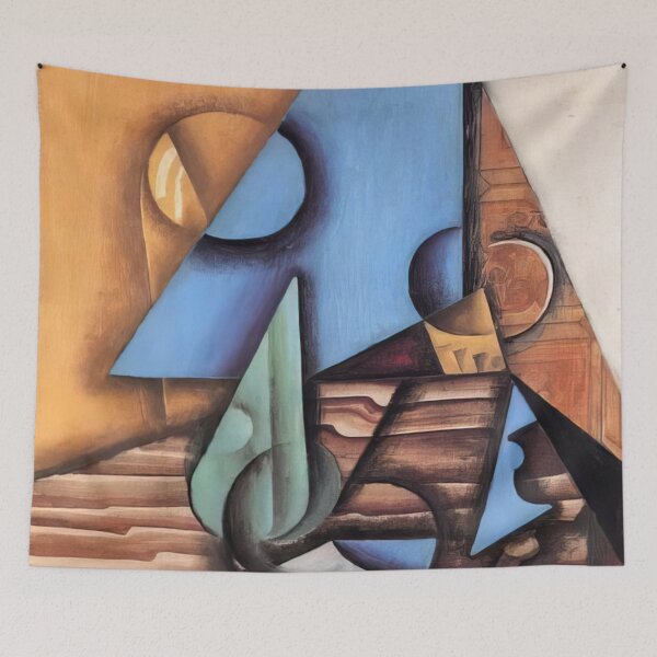 Item preview, Juan Gris Bottle And Glass On A Table designed and sold by melaartni.
