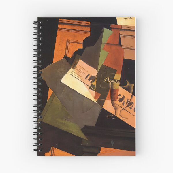 Item preview, Juan Gris Bottle Glass And Newspaper designed and sold by melaartni.