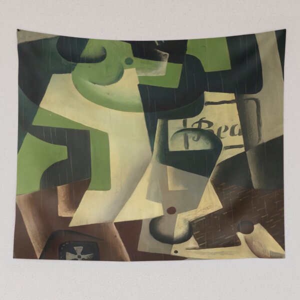 Item preview, Juan Gris Bottle Of Beaune And A Fruit Dish designed and sold by melaartni.