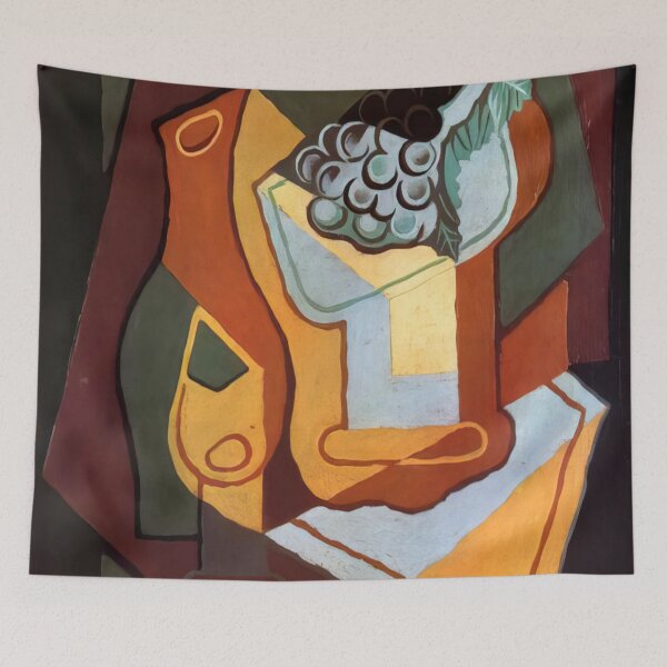 Item preview, Juan Gris Bottle Wine Glass And Fruit Bowl designed and sold by melaartni.
