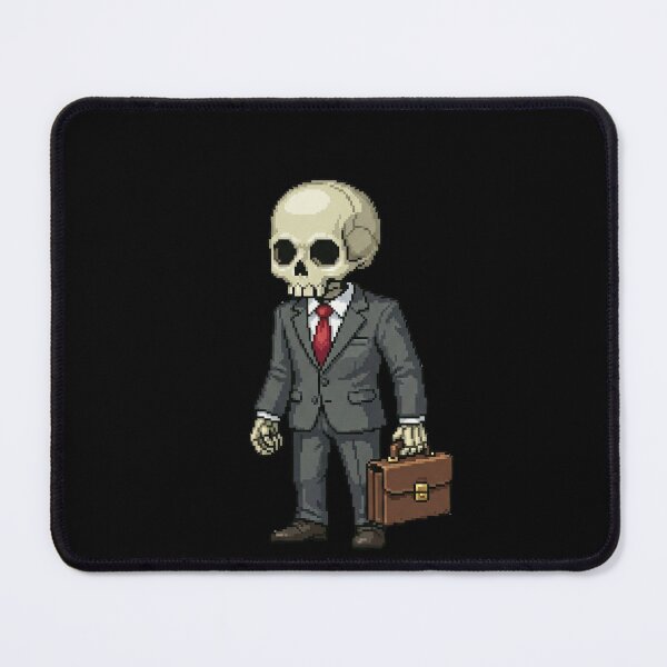 Item preview, Business Pixel Skeleton Shirt | Mr. SKVLL | Funny Office Skeleton Gift for Professionals designed and sold by MR.SKVLL.