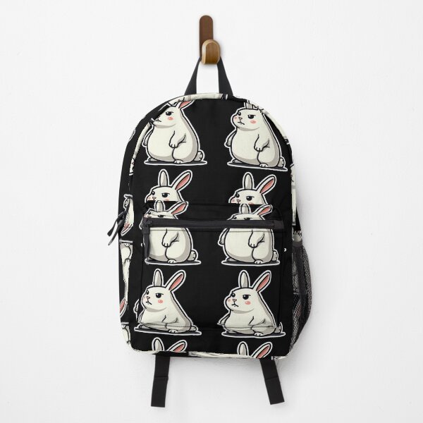 Item preview, Disapproving Rabbit White - Grumpy Bunny designed and sold by The Grumpy Pet Club.