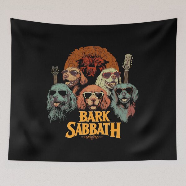 Item preview,  Bark Sabbath Dog Rock Group designed and sold by AbdallahM7md.