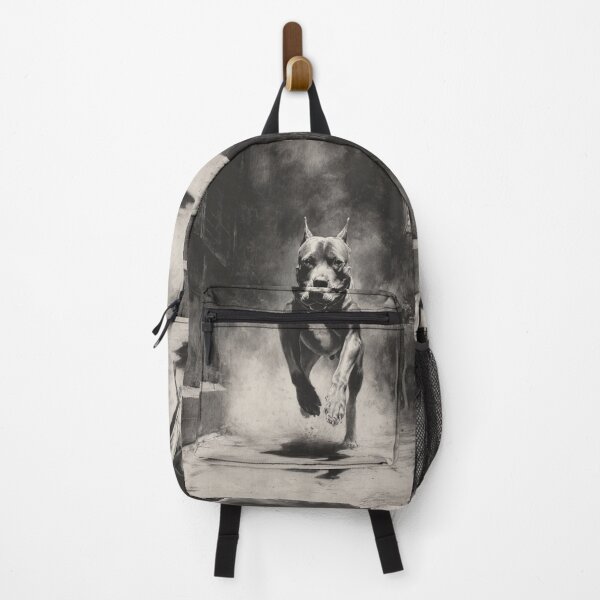 Item preview, A powerful Pit Bull sprinting through a gritty urban alley, Dogs in Motion designed and sold by CDC40.