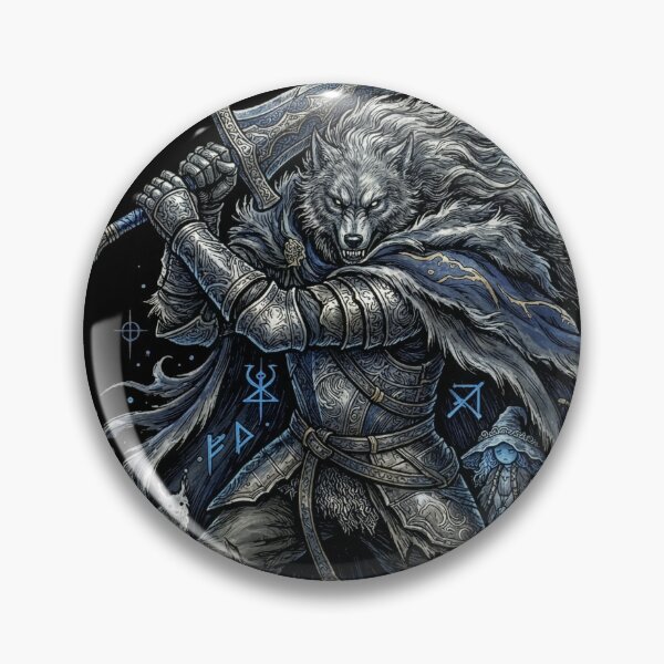 Item preview, Blaidd the Half Wolf Loyal Guardian Portrait designed and sold by Senpaiwaves.