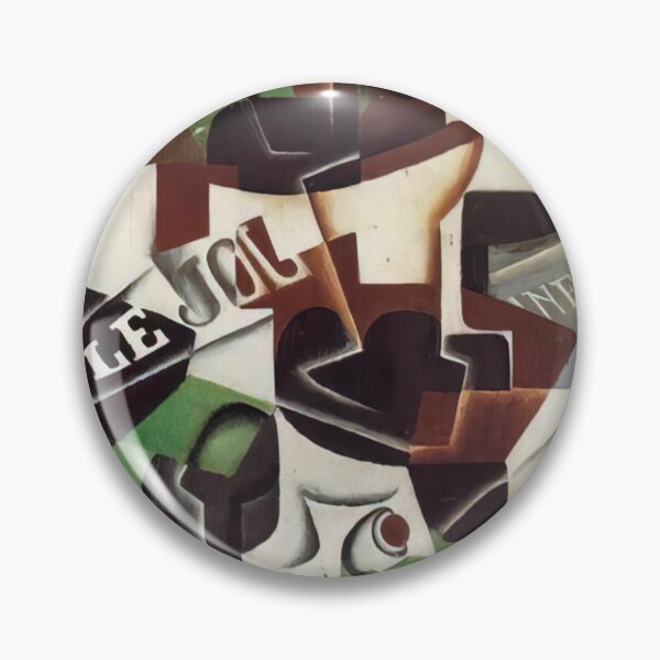 Item preview, Juan Gris Fruit Bowl Pipe And Newspaper designed and sold by melaartni.