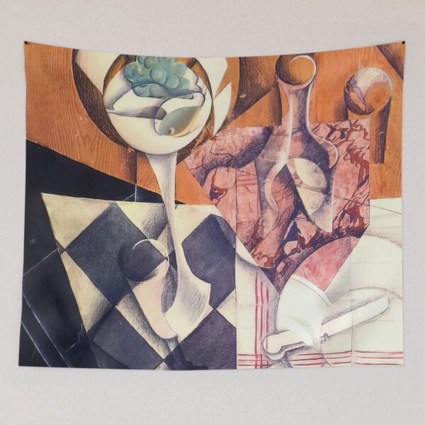 Item preview, Juan Gris Fruit Bowl With Bottle designed and sold by melaartni.