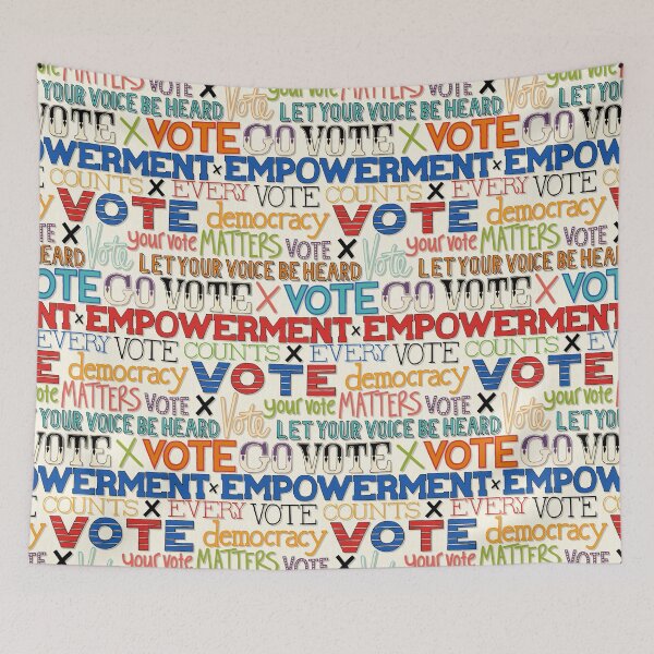 Item preview, vote typography designed and sold by scrummy.