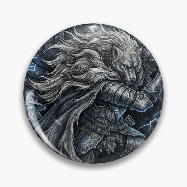 Item preview, Blaidd Half-Wolf Wolf Knight Fantasy Art designed and sold by Senpaiwaves.