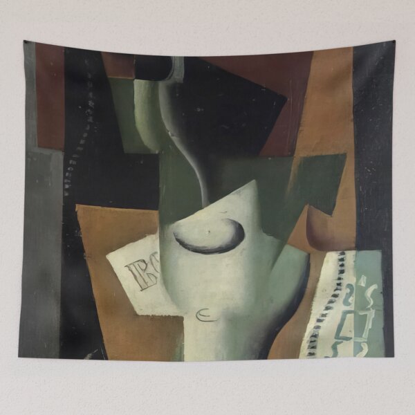 Item preview, Juan Gris Glass And Bottle designed and sold by melaartni.