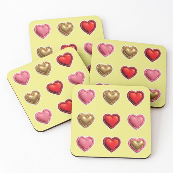 Item preview, Elegant 3D heart grid pattern  designed and sold by Modavedrake.