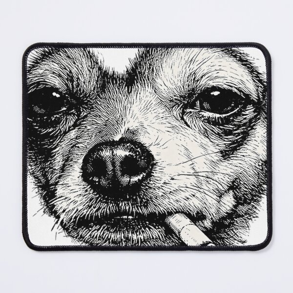 Item preview, Dog Smoking Cigarette Funny Chihuahua Dog Meme designed and sold by hzake69.