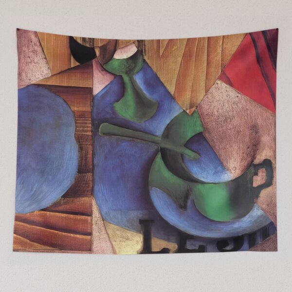 Item preview, Juan Gris Glass Cup And Newspaper designed and sold by melaartni.