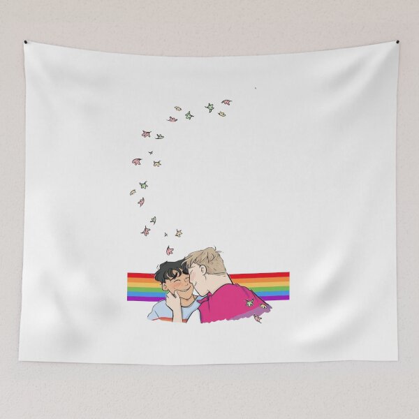Item preview, Heartstopper Queer Love Pride Rainbow Love Fanart designed and sold by Oniyasha.