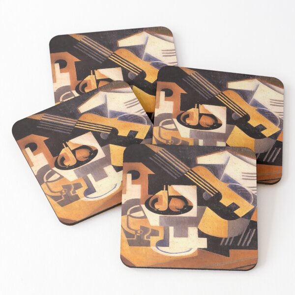 Item preview, Juan Gris Guitar And Fruit Bowl On A Table designed and sold by melaartni.