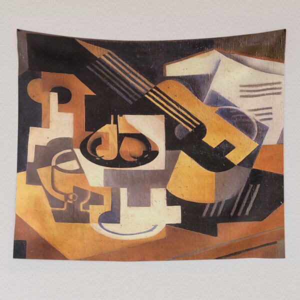 Item preview, Juan Gris Guitar And Fruit Bowl On A Table designed and sold by melaartni.