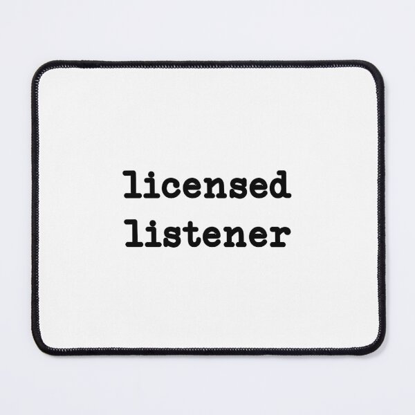Item preview, Licensed Listener, Cute Therapist, Mental Health  designed and sold by CloudyPress.