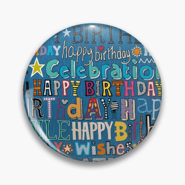 Item preview, birthday celebration blue designed and sold by scrummy.