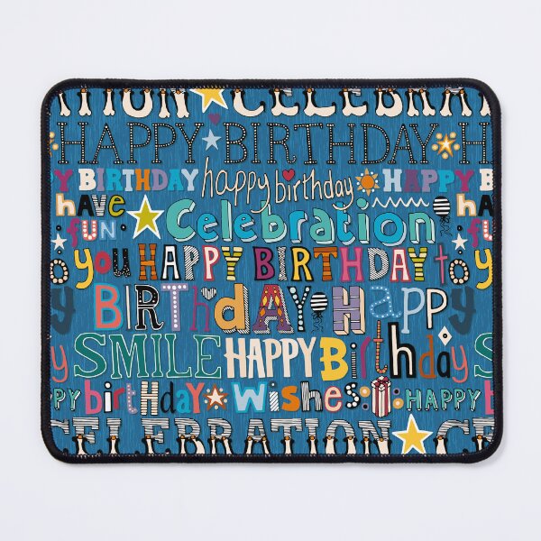 Item preview, birthday celebration blue designed and sold by scrummy.