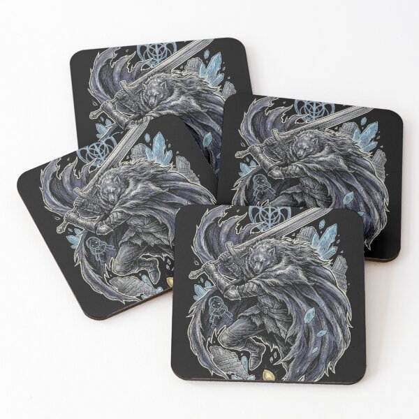 Item preview, Half Wolf Blaidd Epic Fantasy Knight Design designed and sold by Senpaiwaves.