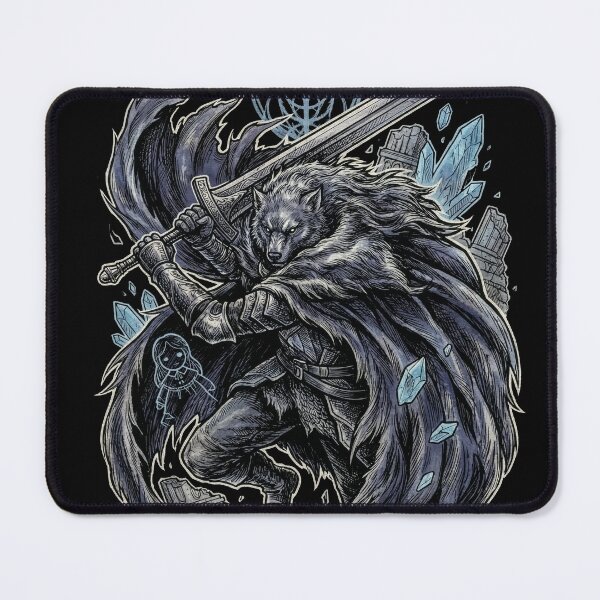 Item preview, Half Wolf Blaidd Epic Fantasy Knight Design designed and sold by Senpaiwaves.