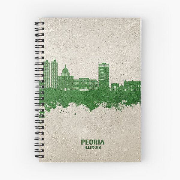 Item preview, Peoria Illinois Skyline designed and sold by ArtPrints.