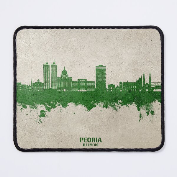 Item preview, Peoria Illinois Skyline designed and sold by ArtPrints.