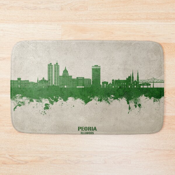 Item preview, Peoria Illinois Skyline designed and sold by ArtPrints.