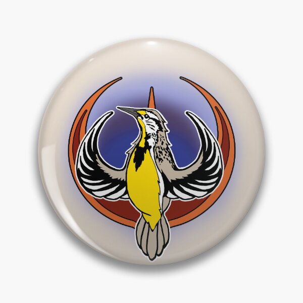 Item preview, Rebel Meadowlark for Oregon,Kansas,Montana,Nebraska,North Dakota, and Wyoming in Color designed and sold by Morrison Witchery.