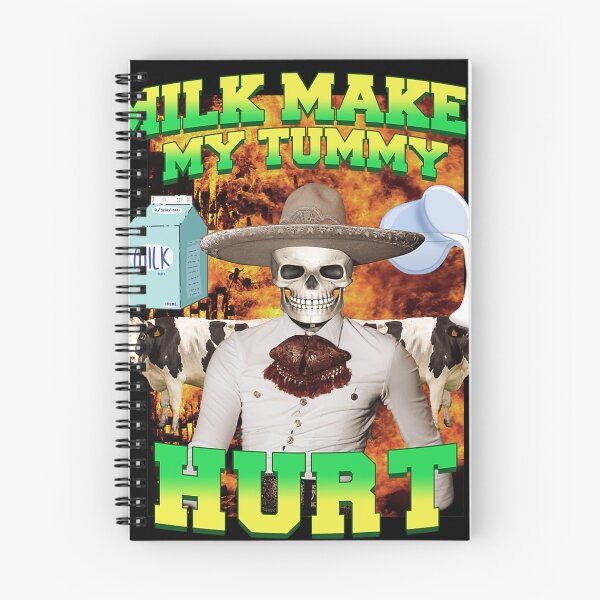 Item preview,  Milk Makes My Tummy Hurt Lactose Intolerance Meme designed and sold by hzake69.