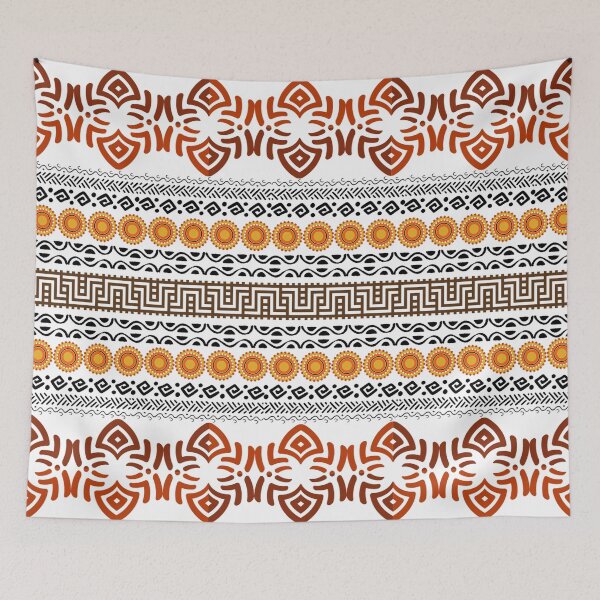 Item preview, Songs of Sun & Clay | Afro-Bohemian Pattern designed and sold by UBU-space.