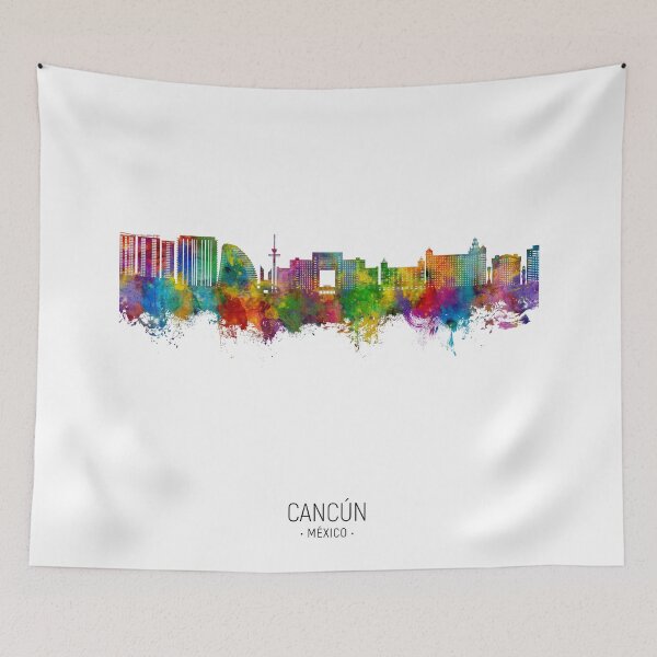 Item preview, Cancún Skyline Mexico designed and sold by ArtPrints.