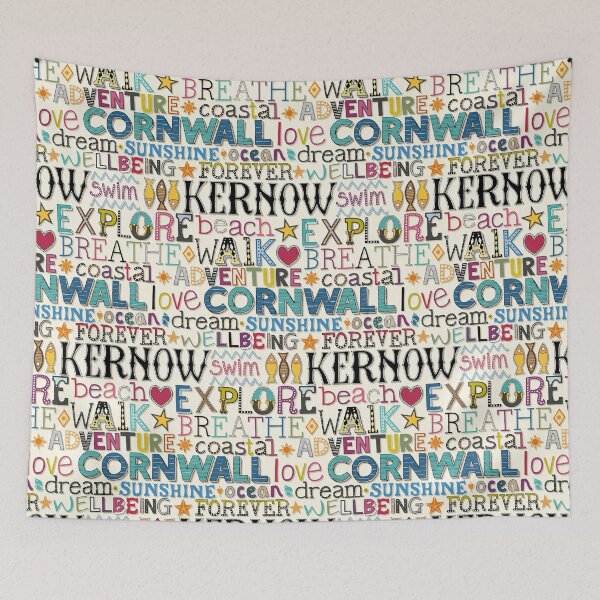Item preview, CORNWALL typography designed and sold by scrummy.