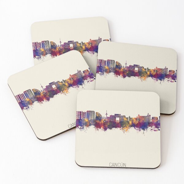 Item preview, Cancún Skyline Mexico designed and sold by ArtPrints.