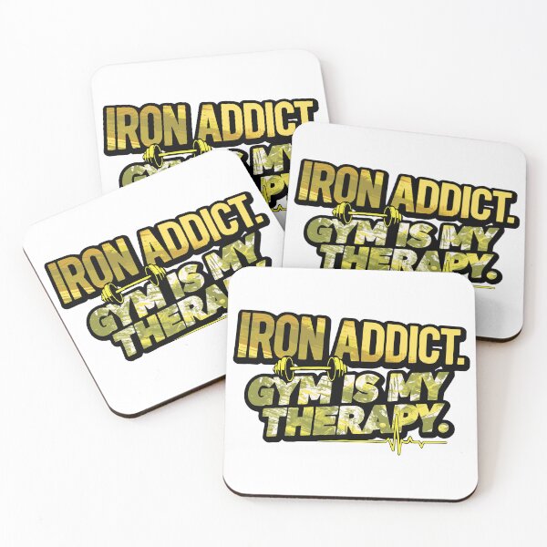 Item preview, Iron Addict - Gym is my Therapy designed and sold by Melcu.