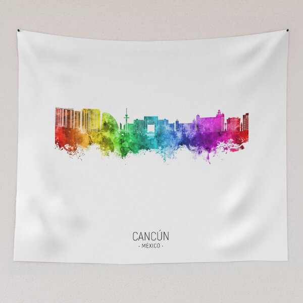 Item preview, Cancún Skyline Mexico designed and sold by ArtPrints.