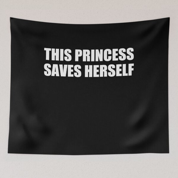 Item preview, This Princess Saves Herself - Video Game Geek designed and sold by PrintPress.