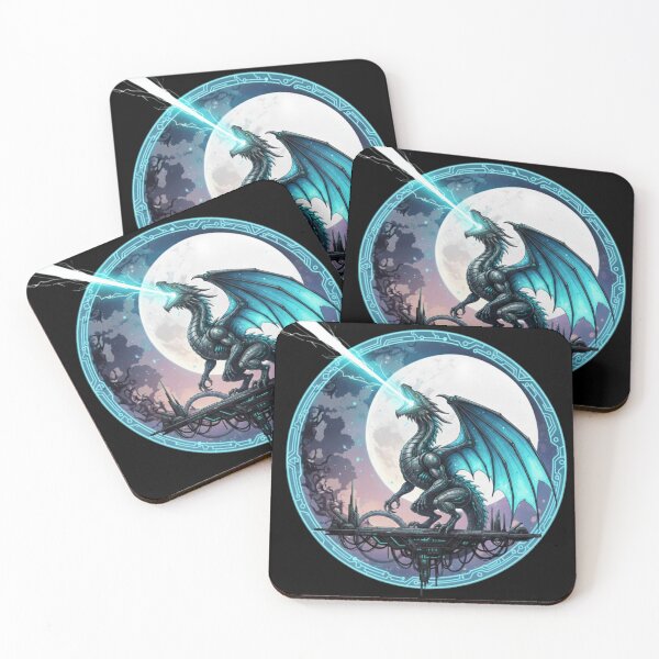Item preview, Dragon Cyber Moon  - Spirit Moon Art designed and sold by Magic  House.