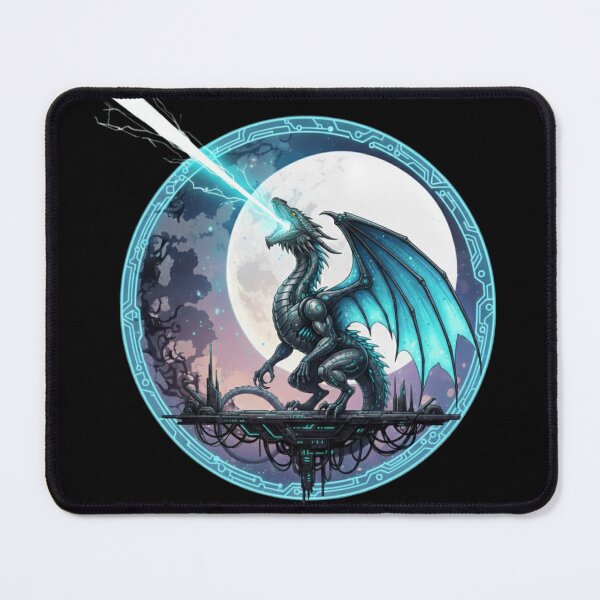 Item preview, Dragon Cyber Moon - Spirit Moon Art designed and sold by Magic House.